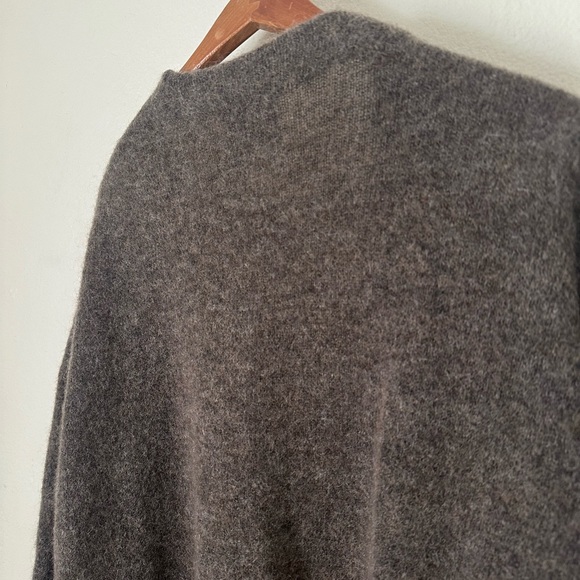 ACNE STUDIOS Raya long Mohair Brown melange cardigan sweater XS - Picture 5 of 6